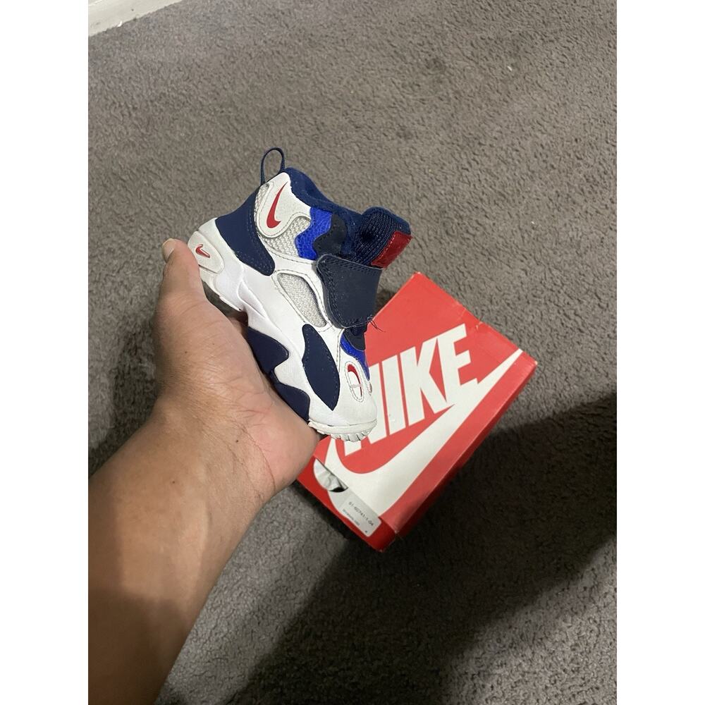 Size 7c-Nike Toddlers Speed Turf Blue/White Athletic Shoes BV2525-100